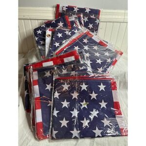 29 NWT USA American Flag Decorative Patriotic Celebration 12x18 Inches
